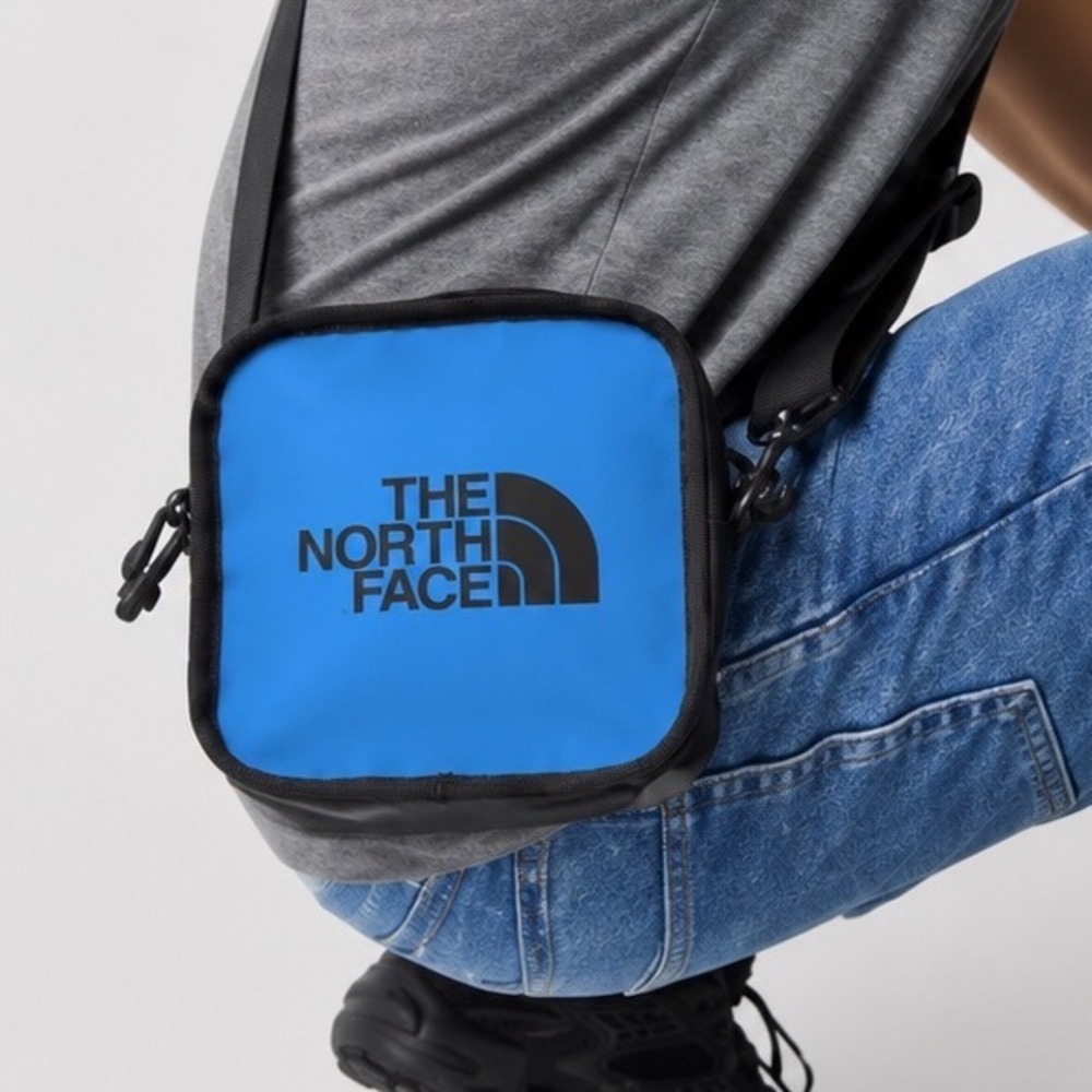 The‎ North Face Explore Bardu II Crossbody Bag Banff Blue Black Logo NF0A3VWS
